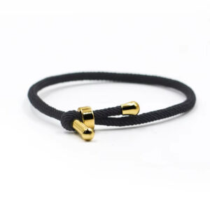 fashion nylon cord bracelets custom logo 3mm red lucky bracelet friendship nylon adjustable cord bracelet