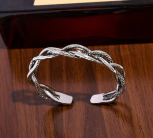 European and American vintage three-strand twisted bracelet - simple and luxurious style couple bracelet european and american vintage three strand twisted bracelet simple and luxurious style couple bracelet
