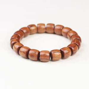 Competitively Price Wooden Bead Bracelet Attractive Luxury Gift Com Contas Smooth Fashion Durable Natural Fragrance Bracelet good fortune peanuts imitating hetian jade bracelet