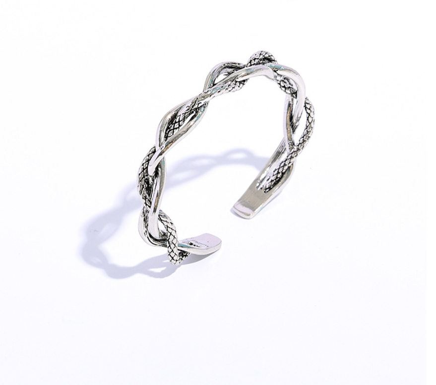 european and american vintage three strand twisted bracelet simple and luxurious style couple bracelet european and american vintage three strand twisted bracelet simple and luxurious style couple bracelet